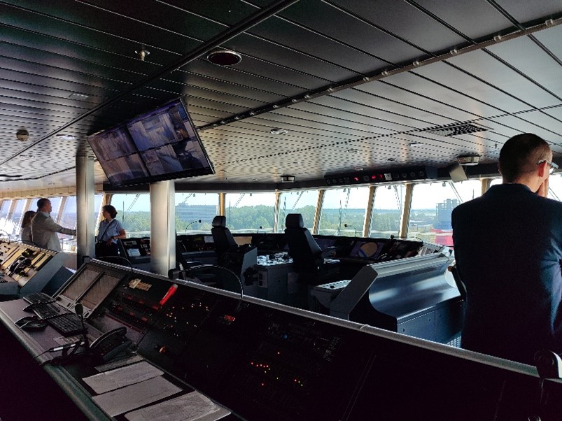 Rondleiding op de brug